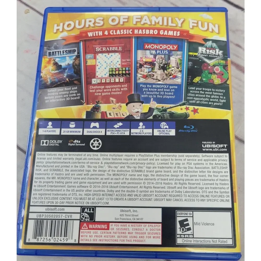 Hasbro Family Fun Pack: Conquest Edition (Sony PlayStation 4, 2016)